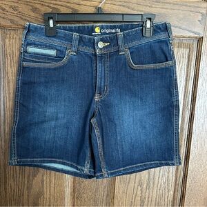 Carhartt Women's Blue Jean Shorts